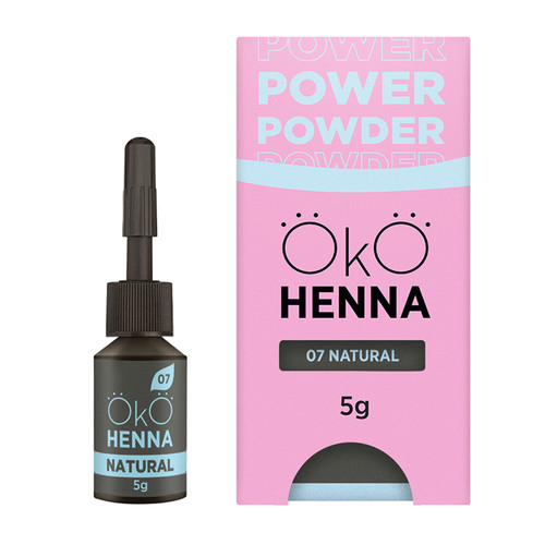 Henna für Augenbrauen OKO Henna 07 Natural 5 g - Фото №1