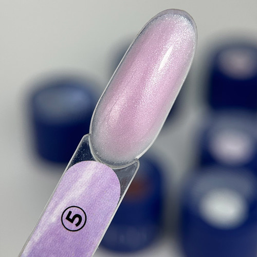 Touch Builder Liquid 05 Gel für Nagelverlängerungen, Flieder mit Schimmer, 15 ml - Фото №3