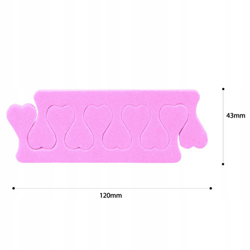 JAAPEE Zehenspreizer in Herzform, Rosa, 25 Paar - Фото №5