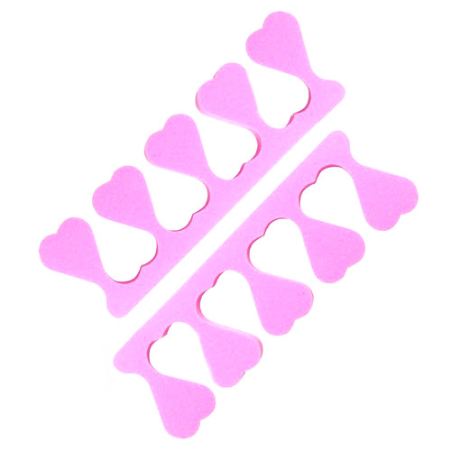 JAAPEE Zehenspreizer in Herzform, Rosa, 25 Paar - Фото №1