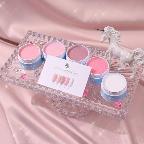 Gel for nail extensions LUNA Shimmer Gel 5 milky white 50 ml (323-5427-1579) - Фото №4