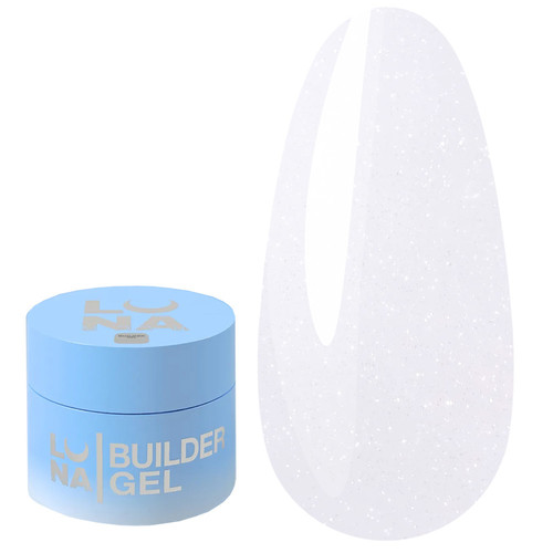 Gel for nail extensions LUNA Shimmer Gel 5 milky white 50 ml (323-5427-1579) - Фото №1