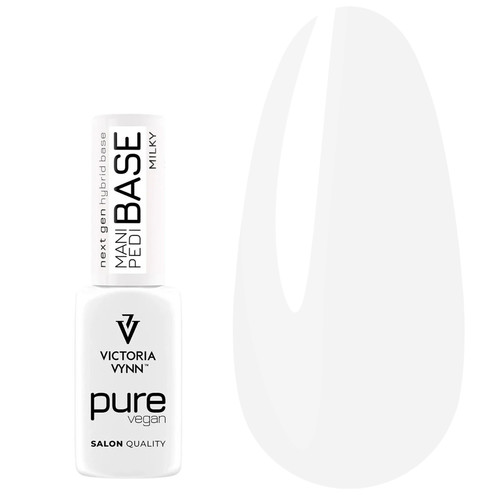 VICTORIA VYNN MANI PEDI BASE Milky Nail Base, 8 ml - Фото №1