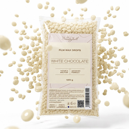Beautyhall Heißfilmwachs Weiße Schokolade, Granulat, 1 kg - Фото №3