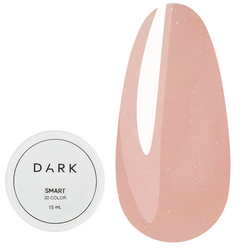 Dark Smart Builder Gel 30, heller Pfirsichton mit Schimmer, 15 ml - Фото №1