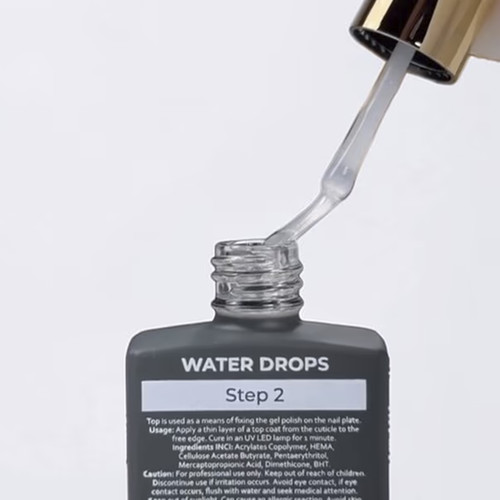 HEYLOVE Water Drop Top Set für einen Tautropfen-Effekt auf den Nägeln - Фото №3