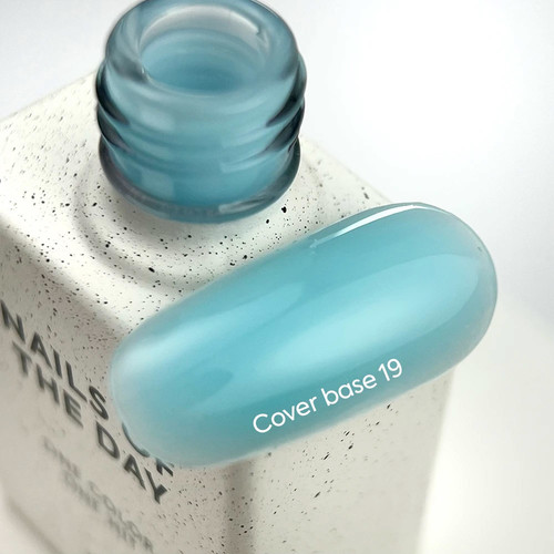NAILSOFTHEDAY Base Cover NEW Formula 19 hellblau 10 ml - Фото №3
