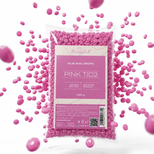 Beautyhall Heißfilmwachs Pink TiO2 Granulat 1 kg - Фото №3