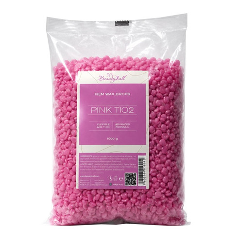 Beautyhall Heißfilmwachs Pink TiO2 Granulat 1 kg - Фото №1
