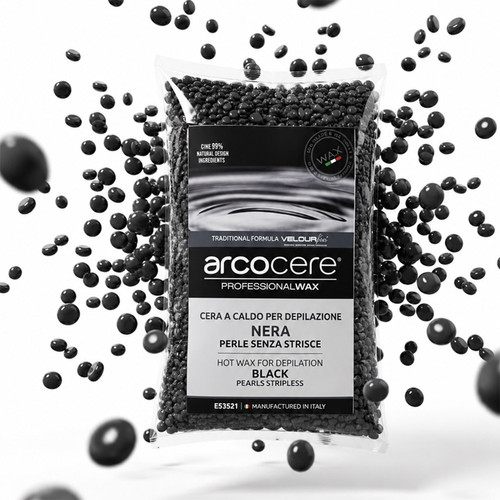 Arcocere Velour Bio Black Heißwachs-Granulat, 1000 g - Фото №3