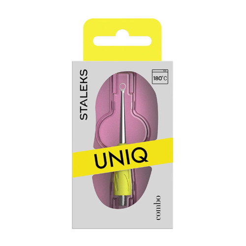Staleks Combo UNIQ 11-Ring Nagelhautschieber, gelb (WPPQ-11Y) - Фото №4