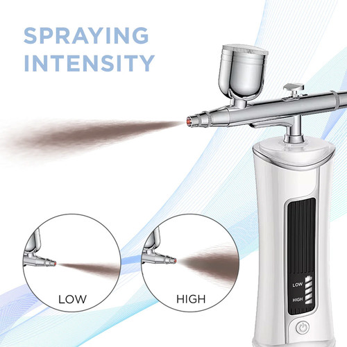 OKO Tragbare Airbrush mit LED-Display und 0,4-mm-Düse - Фото №4