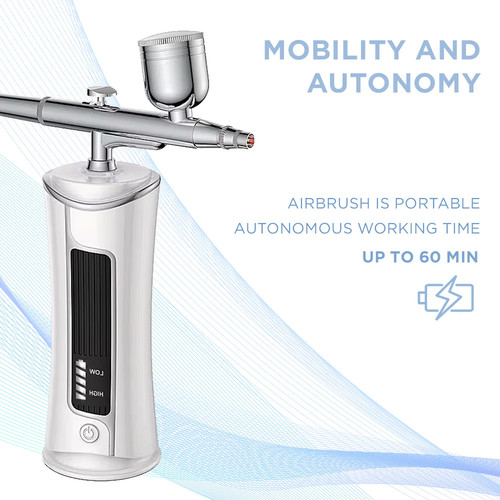 OKO Tragbare Airbrush mit LED-Display und 0,4-mm-Düse - Фото №5