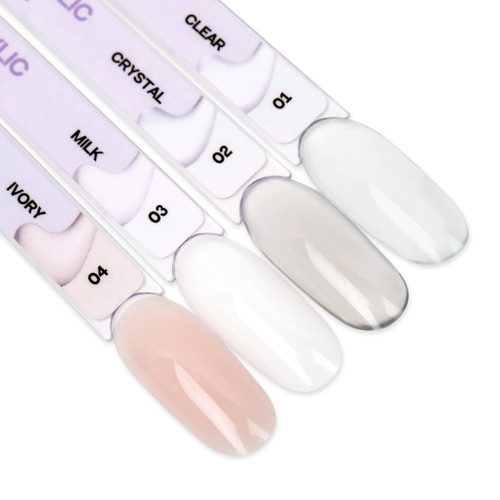 Acrylgel zur Nagelverlängerung TUFI Profi 03 Milk, 30 g (0329139) - Фото №5