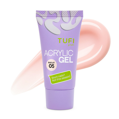 Acrylgel zur Nagelverlängerung TUFI Profi 05 Biscuit, 30 g (0329141) - Фото №1