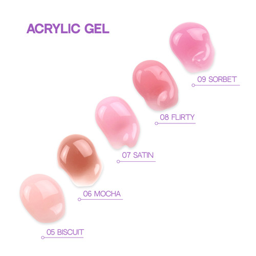 Acrylgel zur Nagelverlängerung TUFI Profi 07 Satin, 30 g (0329143) - Фото №4
