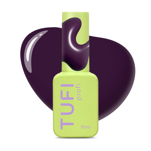 Gellack TUFI Profi DARKLINE 46 Aubergine Dunkles Aubergine, 10 ml (0331250) - Фото №1
