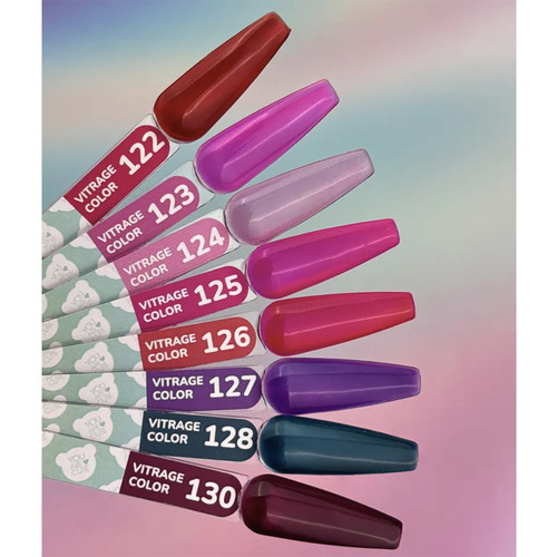 Gellack YOUARECUTE Color 123 Glasierte Fuchsia, 5 ml (993-4757-1317) - Фото №4