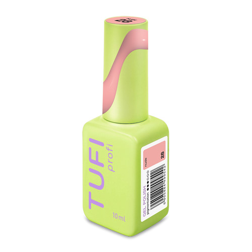 Gellack TUFI Profi NUDELINE 28 Nude Natürliches Rosa-Beige, 10 ml (0333021) - Фото №3