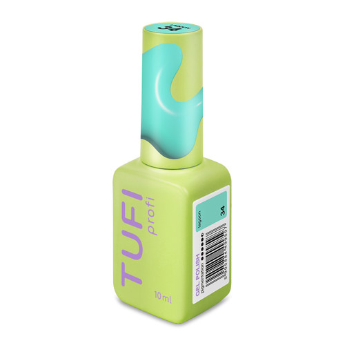 Gellack TUFI Profi SUMMERLINE 34 Lagoon Mintblau, 10 ml (0333097) - Фото №4