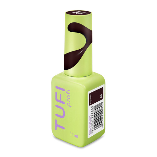 Gellack TUFI Profi DARKLINE 49 Espresso Dunkles Braun, 10 ml (0333575) - Фото №2