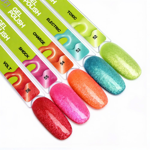 Gellack TUFI Profi NEON CAT EYE 54 Charge Neon-Orange, 10 ml (0334059) - Фото №6