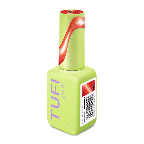 Gellack TUFI Profi NEON CAT EYE 56 Volt Neon-Rot, 10 ml (0334061) - Фото №4