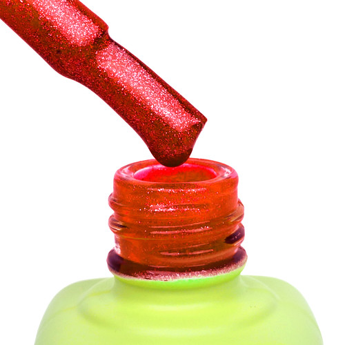 Gellack TUFI Profi NEON CAT EYE 56 Volt Neon-Rot, 10 ml (0334061) - Фото №5