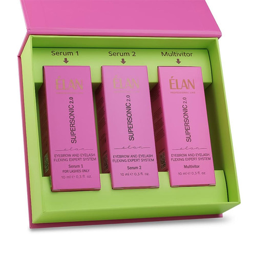 ELAN SUPERSONIC 2.0 Augenbrauen- und Wimpernlaminierungs-Set (Serum 1 PINK) - Фото №2
