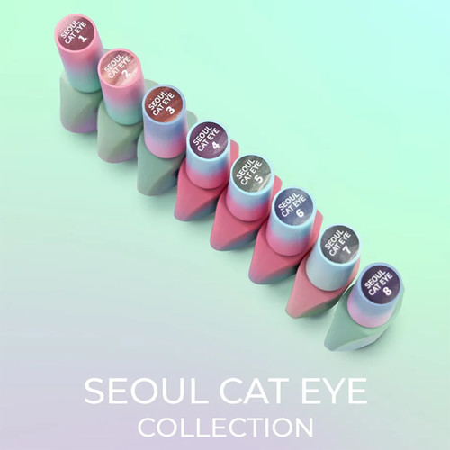 Gellack YOUARECUTE Color Seoul Cat Eye Nr. 7 Grau, 5 ml (355-6362-1964) - Фото №7
