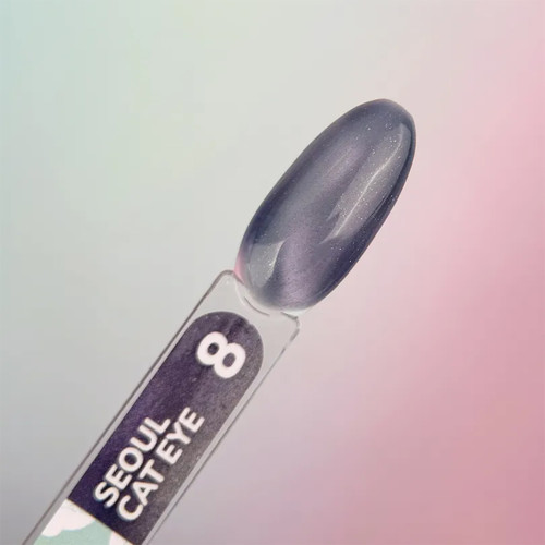 Gellack YOUARECUTE Color Seoul Cat Eye Nr. 8 Dunkelgrau, 5 ml (355-6363-1965) - Фото №3
