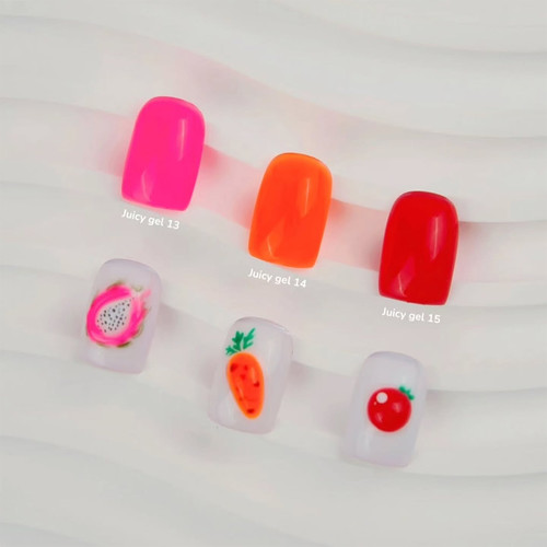 Aufbaugel YOUARECUTE Juicy Gel 14 Orange, 15 ml (995-5879-1716) - Фото №4