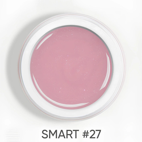 Dark Smart Builder Gel 27, hellrosa mit Schimmer, 15 ml - Фото №4