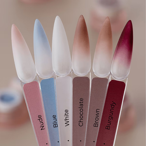 HEYLOVE Braunes Ombre-Gel-Set (6-teilig) - Фото №2