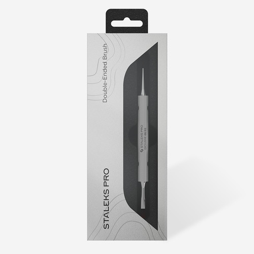 Staleks Exclusive Doppelseitiger Gelpinsel 10 mm / 10 mm Liner (NBX-08/03) - Фото №4
