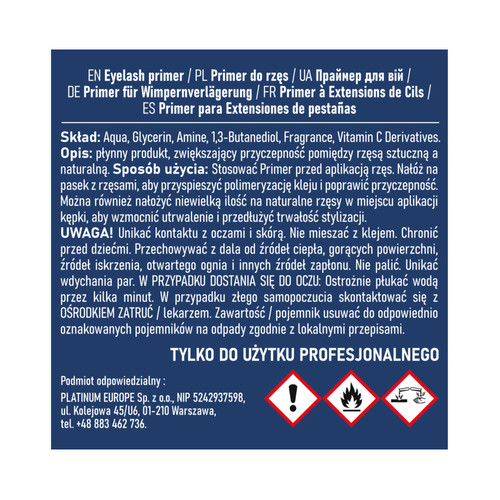 Wimpernprimer PLATINUM Primer-Bonder 15 ml - Фото №2