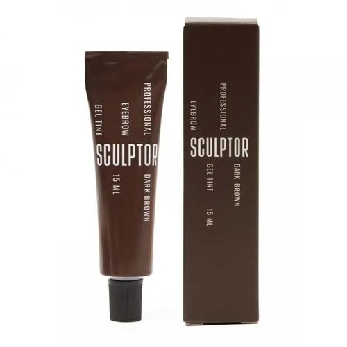 Гель-краска SCULPTOR для бровей dark brown 15 мл (2000000018430) - Фото №2