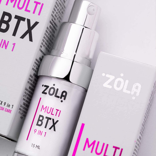 Eyebrow and eyelash product  ZOLA multifunctional MULTI-TREATMENT BTX 9in1 15 ml - Фото №3