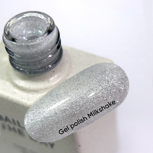 Gel polish NAILSOFTHEDAY Milkshake milky reflective 10 ml - Фото №2
