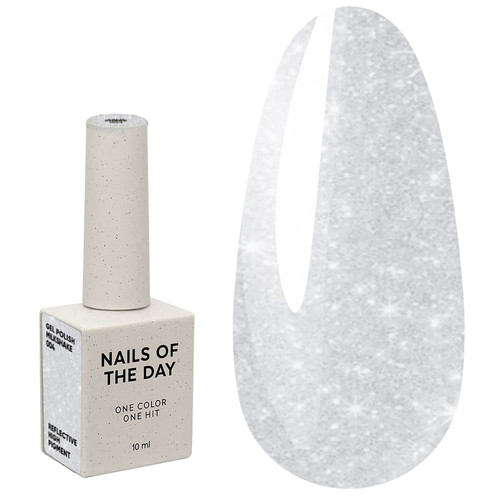 Gel polish NAILSOFTHEDAY Milkshake milky reflective 10 ml - Фото №1