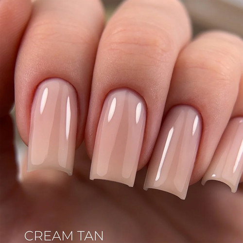 Гель для наращивания HEYLOVE Frame Gel Cream Tan с помпой 30 мл - Фото №2