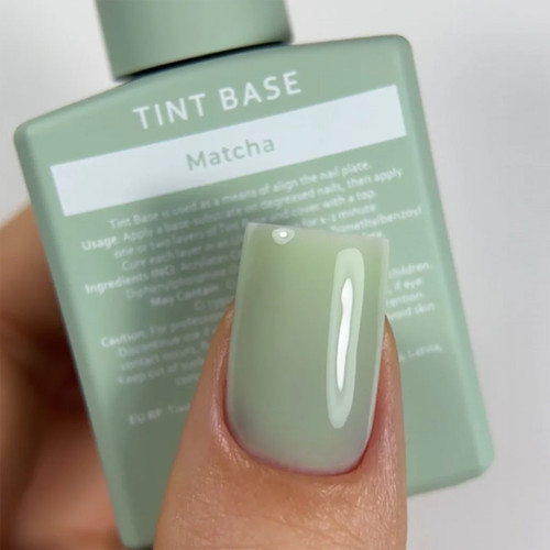 База для ногтей HEYLOVE Tint base Lifestyle Matcha мятный 15 мл - Фото №2