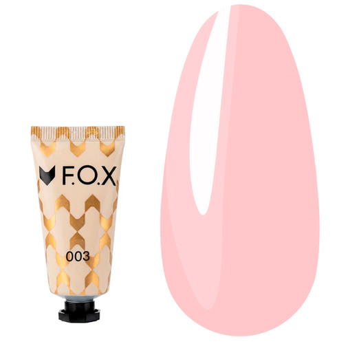 Акригель для ногтей F.O.X Poly Gel Nano 003 нюд светлый 15 мл - Фото №1