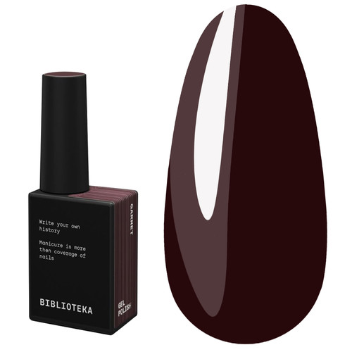 Gellack BIBLIOTEKA BASIS 07 Garnet Bordeaux, 10 ml - Фото №1