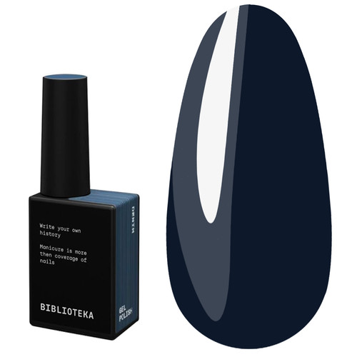 Gellack BIBLIOTEKA WARM LAYERS 20 Denim Grau-Blau  10 ml - Фото №1