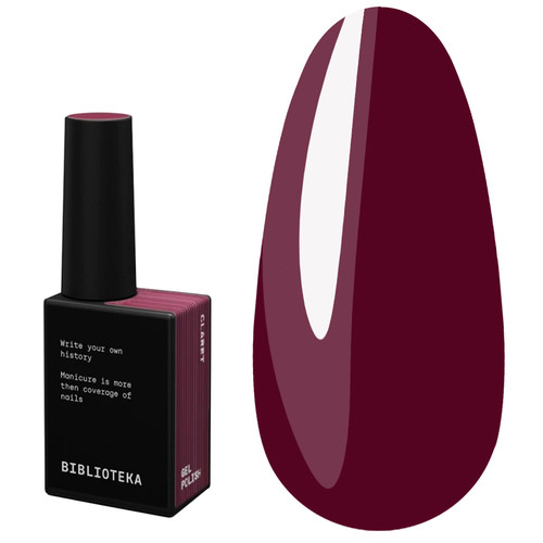 Gellack BIBLIOTEKA WARM LAYERS 22 Claret Warmweinrot, 10 ml - Фото №1