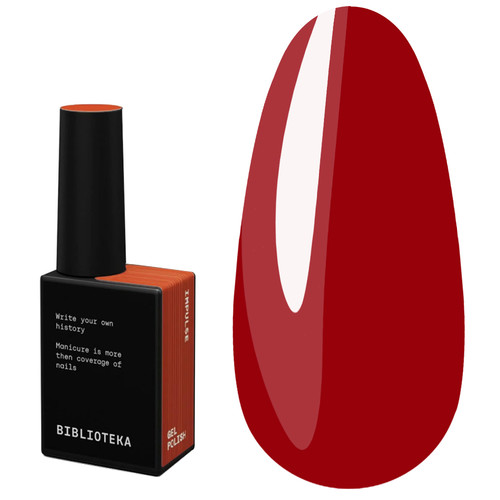 Gellack BIBLIOTEKA STATEMENT 28 Impulse Rot, 10 ml - Фото №1