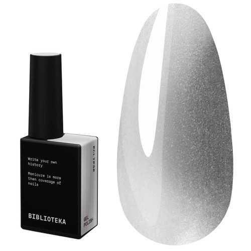 Gellack BIBLIOTEKA CAT EYE RAYS 16 Eclipse Silbergrau, 10 ml - Фото №1
