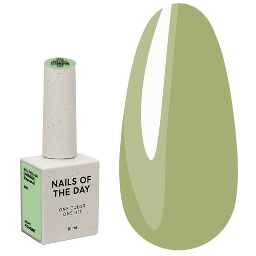 Gel polish NAILSOFTHEDAY 240 Cabbage green 10 ml - Фото №1