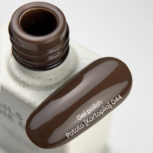 Gel polish NAILSOFTHEDAY 044 Potato brown 10 ml - Фото №4